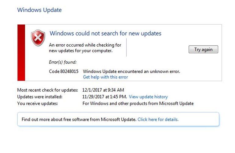 Windows Update Error 80072f8f Fix Windows 7